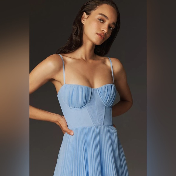 Hutch Light Blue Amara Corset Tulle Dress (new, sealed in polybag) - Picture 2 of 6